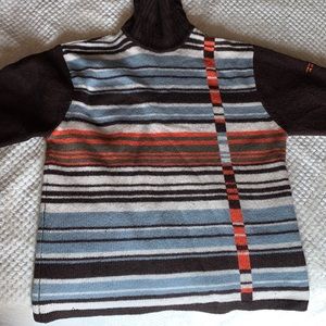 Kenneth Cole Men’s Sweater Striped Turtleneck